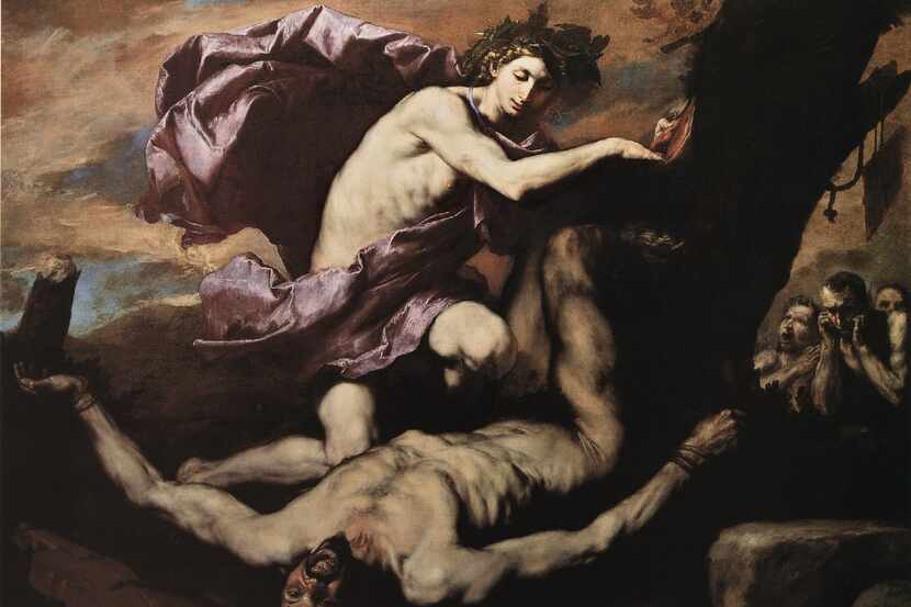 Jusepe de Ribera (Spanish, 1591-1652), Apollo and Marsyas, 1637. Oil on canvas. Naples,...