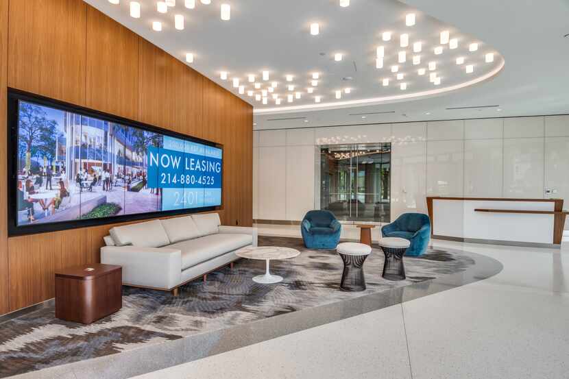 The 2401 Cedar Springs office building in Dallas' Uptown district was renovated by Crescent...