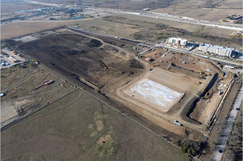 One of Lovett Industrial's new projects is a two-building business park being built in North...