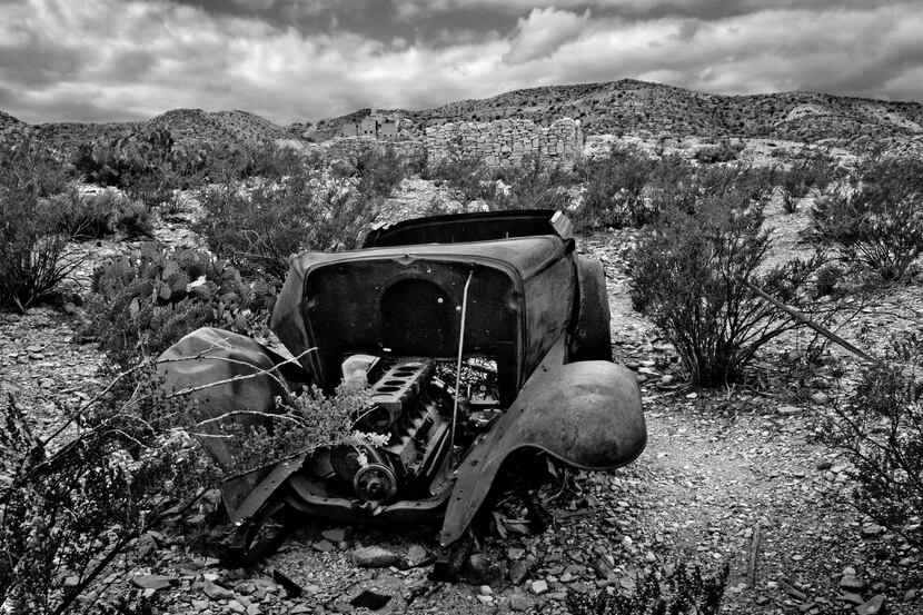 
Abandoned Car, shot in 2003, is one of the photographs in Terry Cockerham’s exhibit at the...