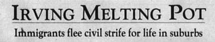 The Dallas Morning News headline from Sept. 15, 1988.