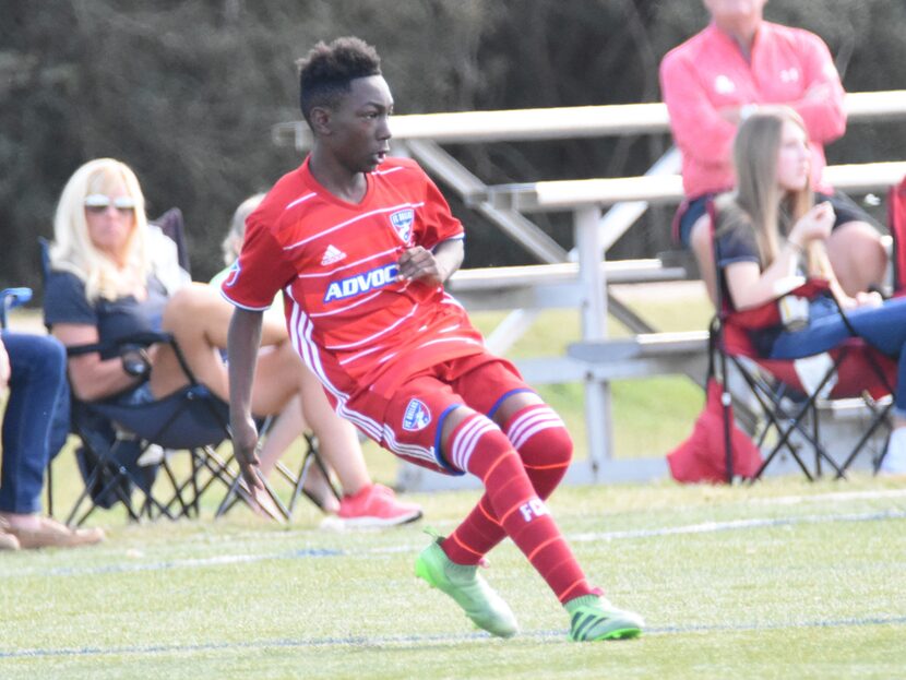 Kyle Jordan plays for FC Dallas Academy.