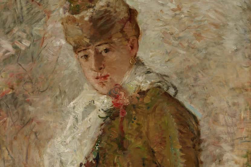 Berthe Morisot's 1880 oil-on-canvas painting "Winter" is among the highlights of “The...