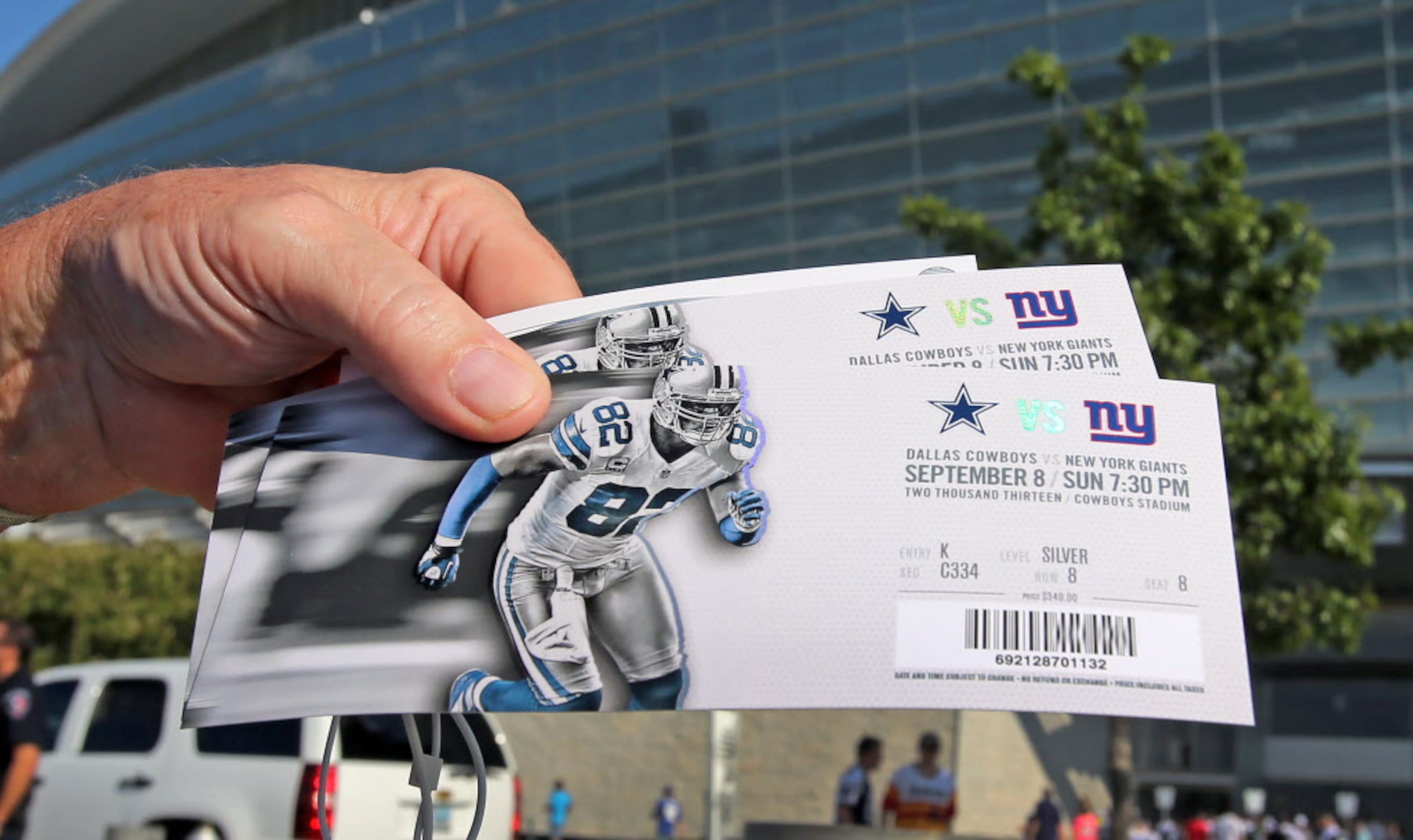 2014 Dallas Cowboys standing room only season tickets on sale for $199