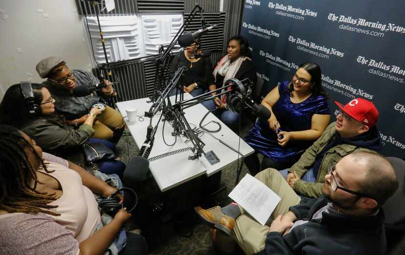 Clockwise from bottom left: Keisha Blocker with Don't Do BS Radio, Cynthia Garcia with...
