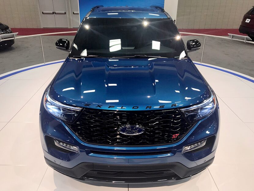 La SUV 2020 Ford ST Explorer en el DFW Auto Show 2019, el miércoles. (Por JAVIER GIRIBET/AL...