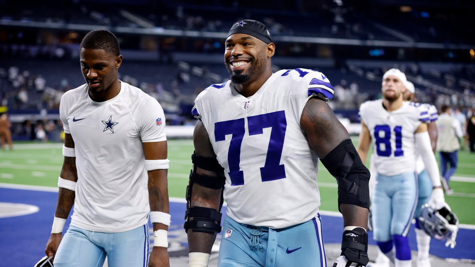 Cowboys optimistic LT Tyron Smith (neck) will be able to play vs. Patriots