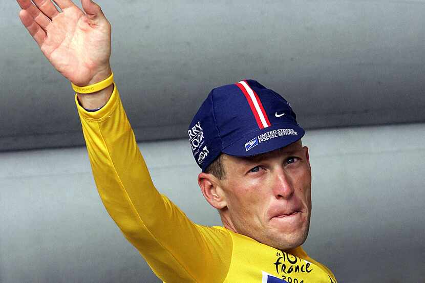 Anti-doping officials want disgraced cyclist Lance Armstrong, shown here wearing the...