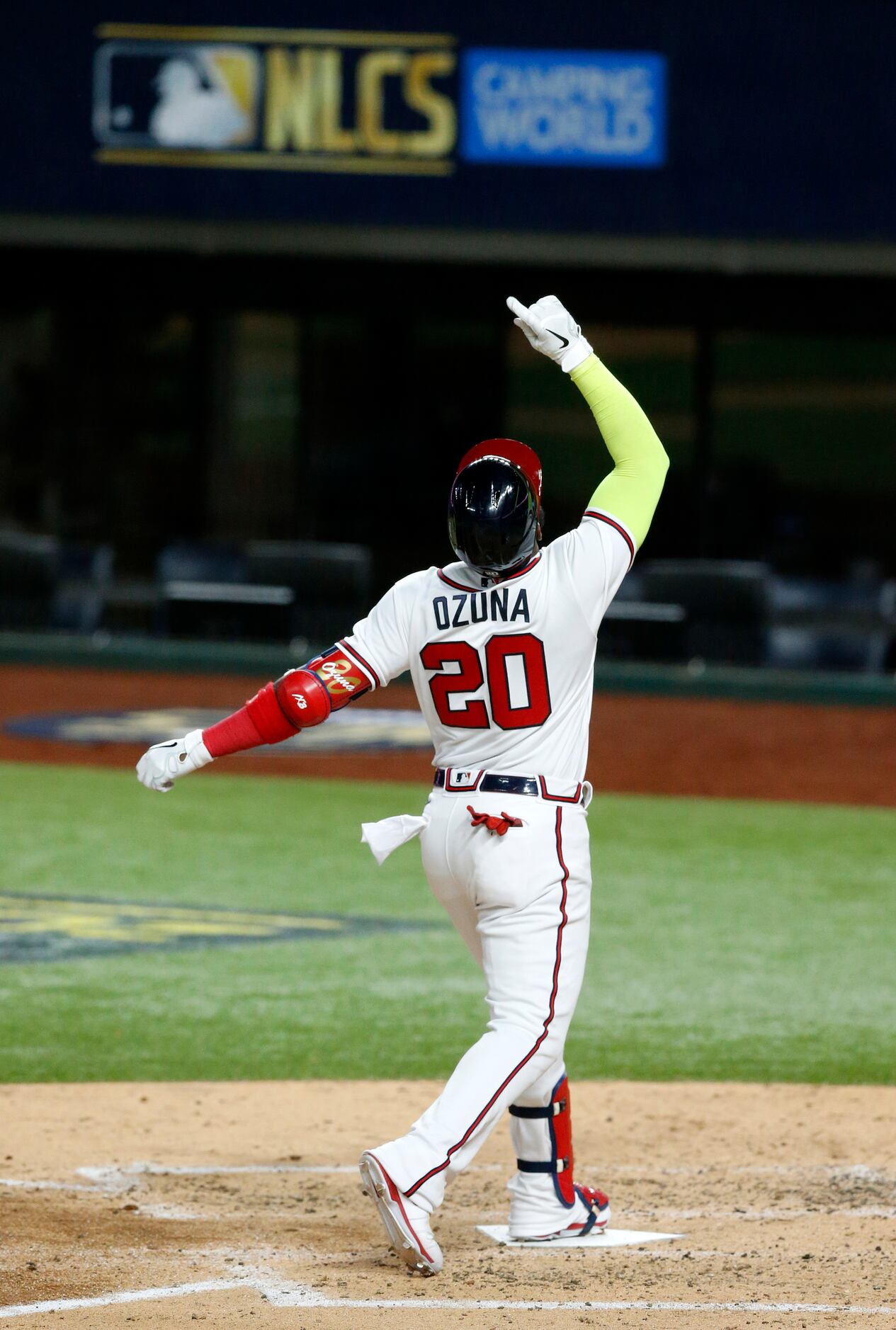 Photos: Strike a pose! Braves DH Marcel Ozuna poses after a huge offensive  night in NLCS Game 4