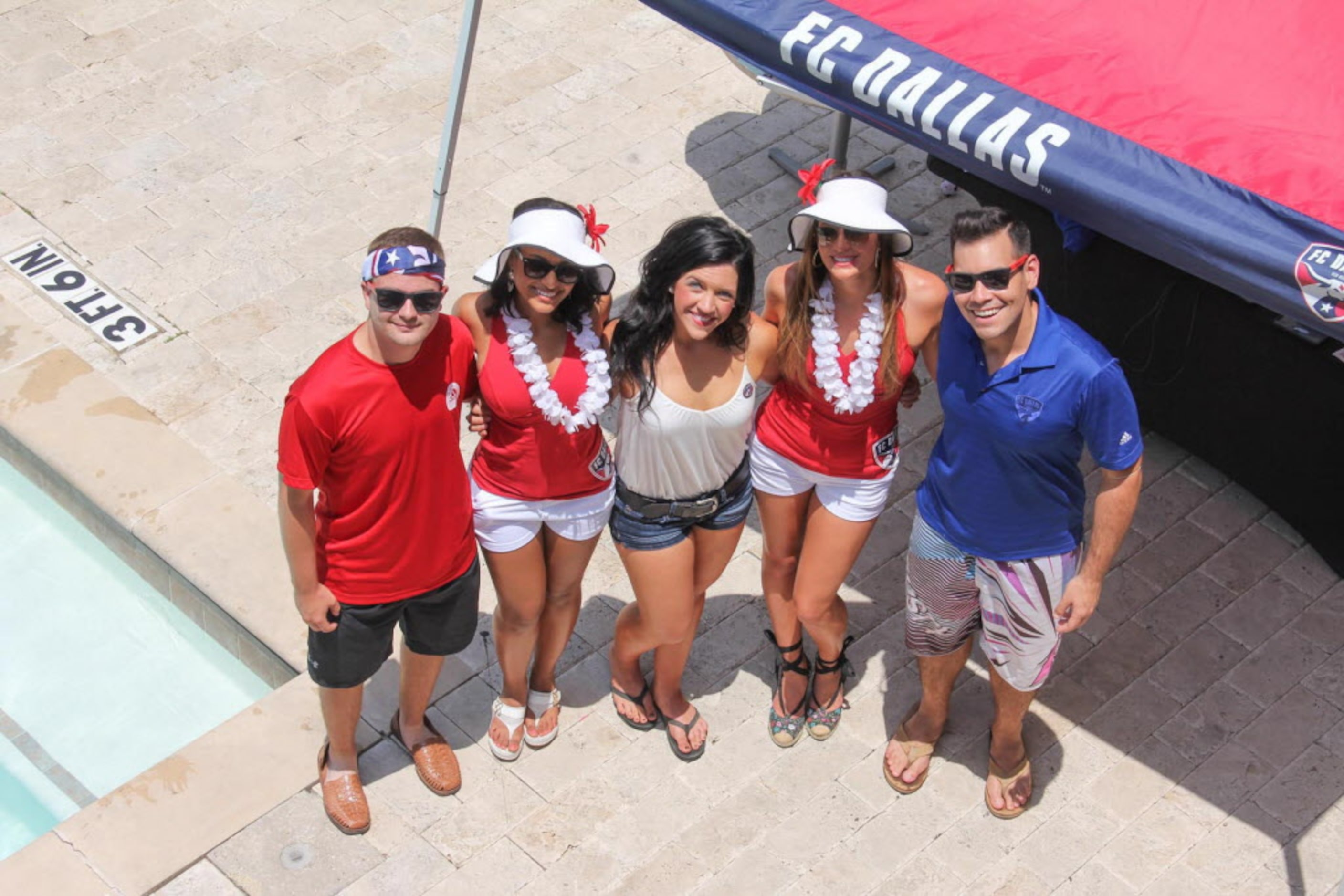 Drew Borselovini, Tia Thomas, Katie O"Keefe, Jaclyn Seidler and Ryan Hurtado at the FC...