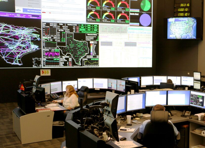 An ERCOT control room. 