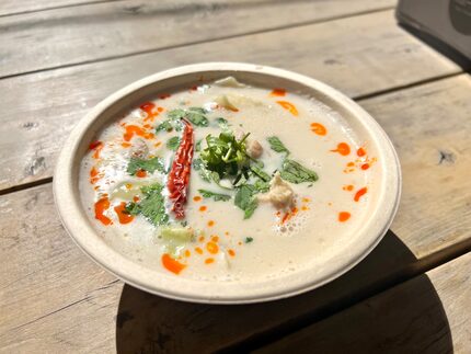 Tom kha gai at Ka-Tip Thai Street Food in Dallas