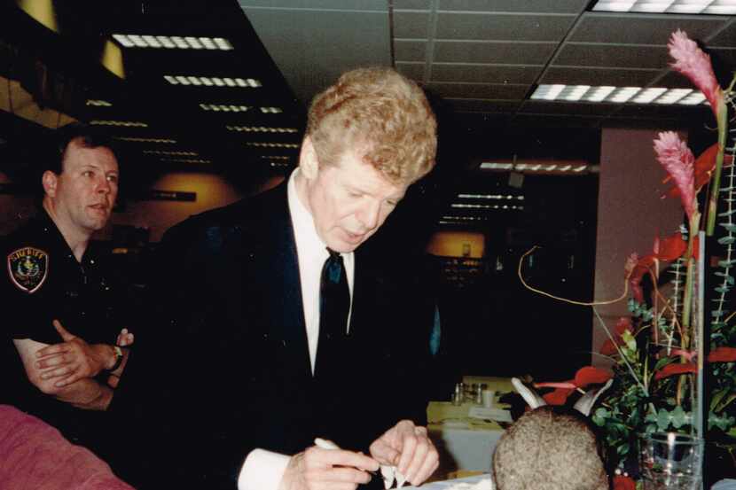 Van Cliburn, shown here at a public event in the 1990s, is a featured figure in WRR's...
