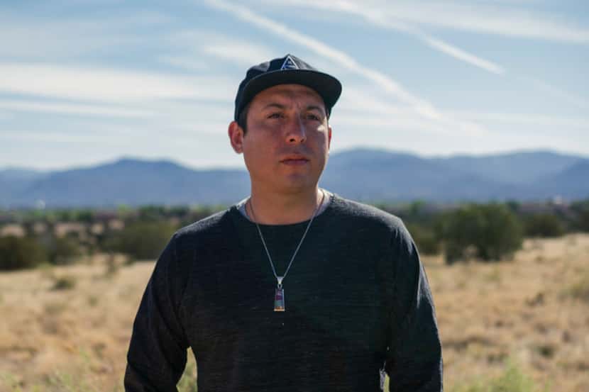 Tommy Orange, the author of There There,  at the Indian American Institute of Art in Santa...