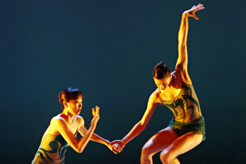 Dancers performed  "Resin" during Alonzo King Lines Ballet's program Saturday at the...