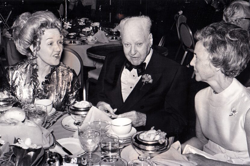 On Feb. 6, 1972, H.L. Hunt (center), his wife Ruth (left) and an unidentified woman were...