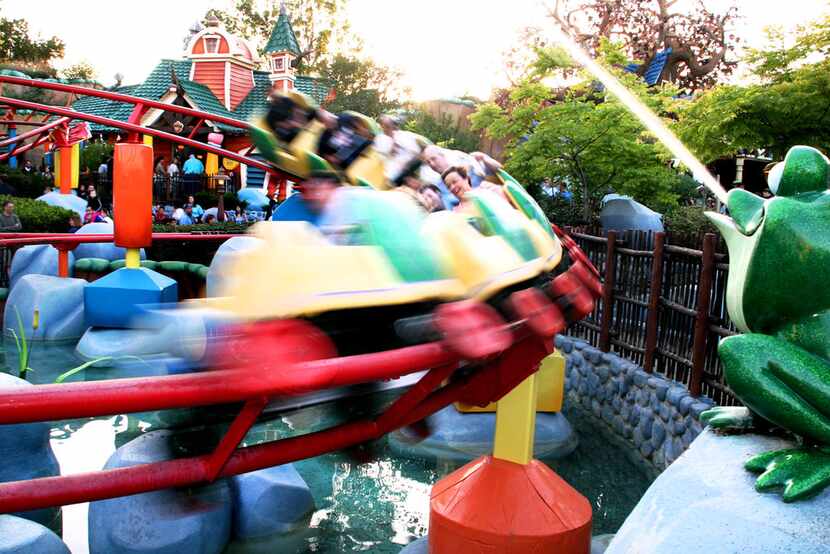 Lines at Disneyland rides like Gadget's Go Coaster are shorter now that crowds have been...