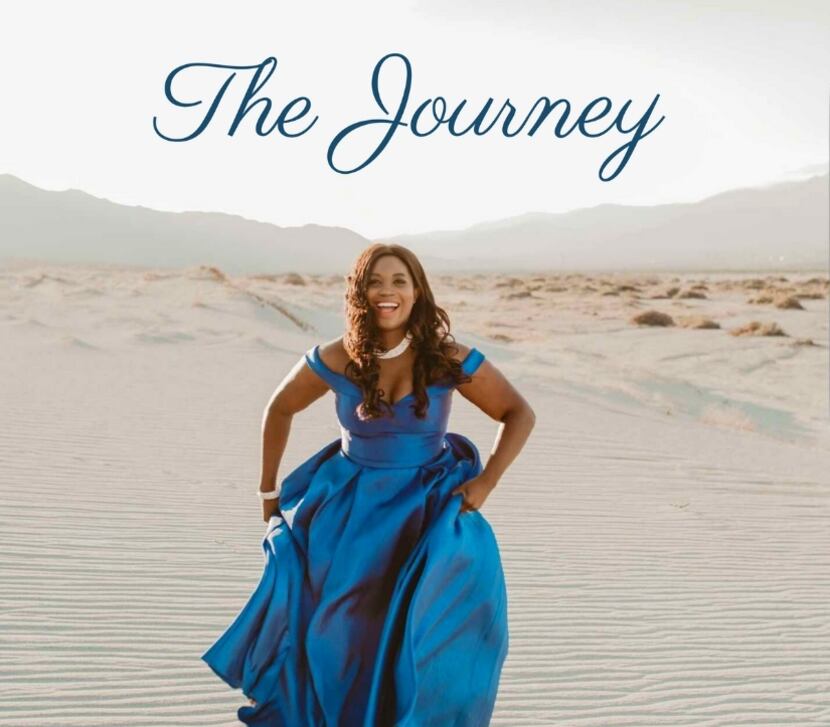 A promotional photo for "The Journey" with Angel Blue, found on the tdo network channel in...