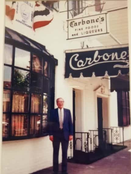 Three generations of Julian Barsotti's family members, over 80 years, ran Carbone's Fine...