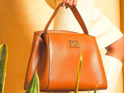 The Rosa top handle bag from Dallas-based Deseri.