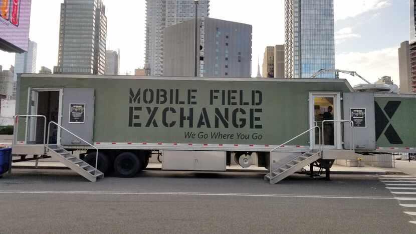 Dallas-based Army & Air Force Exchange Service deployed a Mobile Field Exchange store to New...