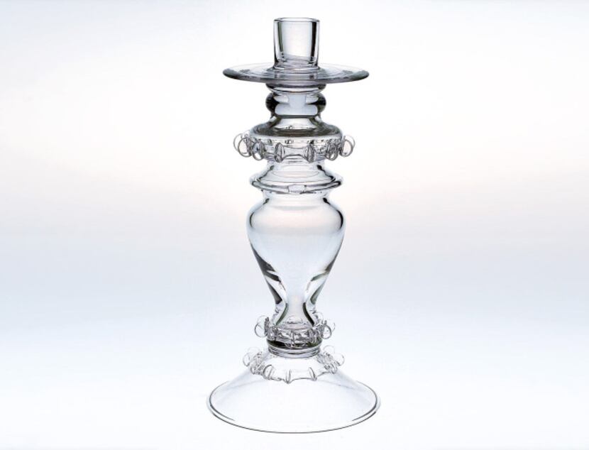 Prague’s Juliska is known for its thin, delicate glass accessories. Its Harriette...