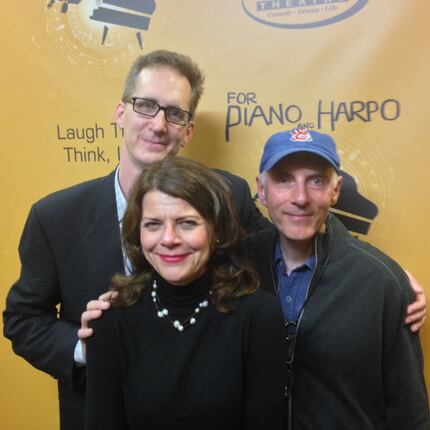 From left: Stefan Novinski, Deb Lacusta and Dan Castellaneta (Courtesy)