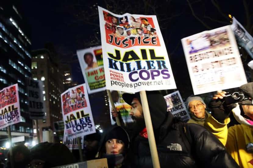 
People demonstrated against police violence at a rally that was supposed to be in support...