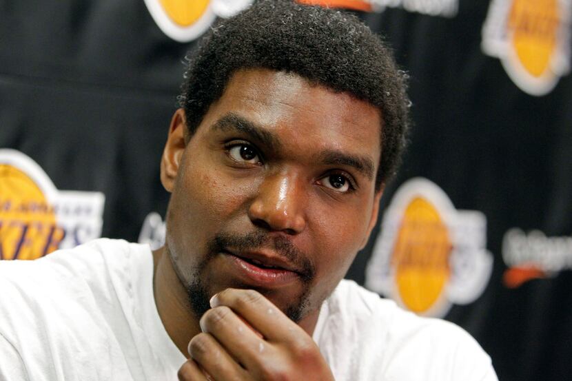 Los Angeles Lakers center Andrew Bynum talks about the team's past season and prospects for...