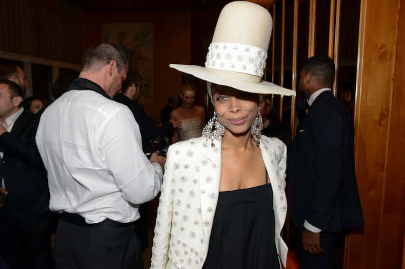 Erykah Badu , shown during an after party at Top of The Standard following the Metropolitan...