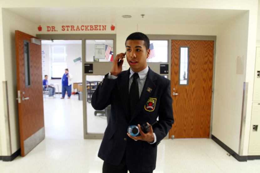 Adan Gonzalez, who was senior class president last year at DISD's Adamson High School, can...