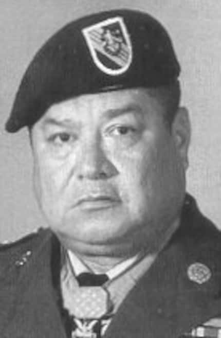 Army Master Sergeant Roy P. Benavidez, then Staff Sergeant,  distinguished himself by a...