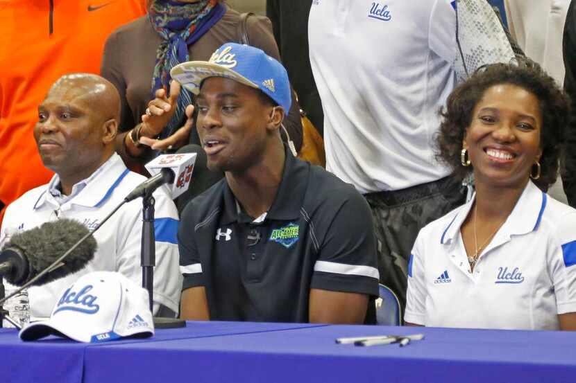 
Plano West running back Sotonye “Soso” Jamabo’s family appeared with him on national...
