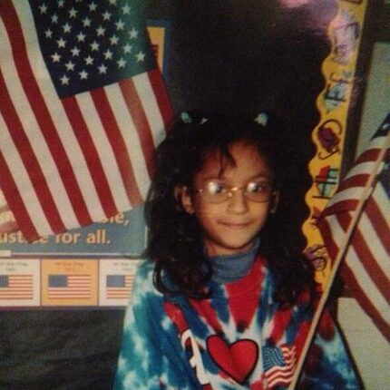 Reporter Cassandra Jaramillo in elementary school. 