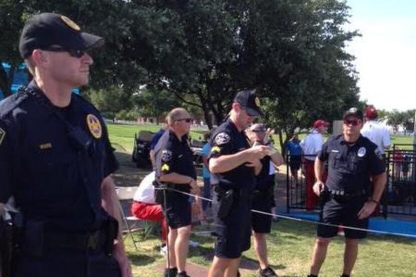 
About 50 Irving police officers provided security at the HP Bryon Nelson Championship at...