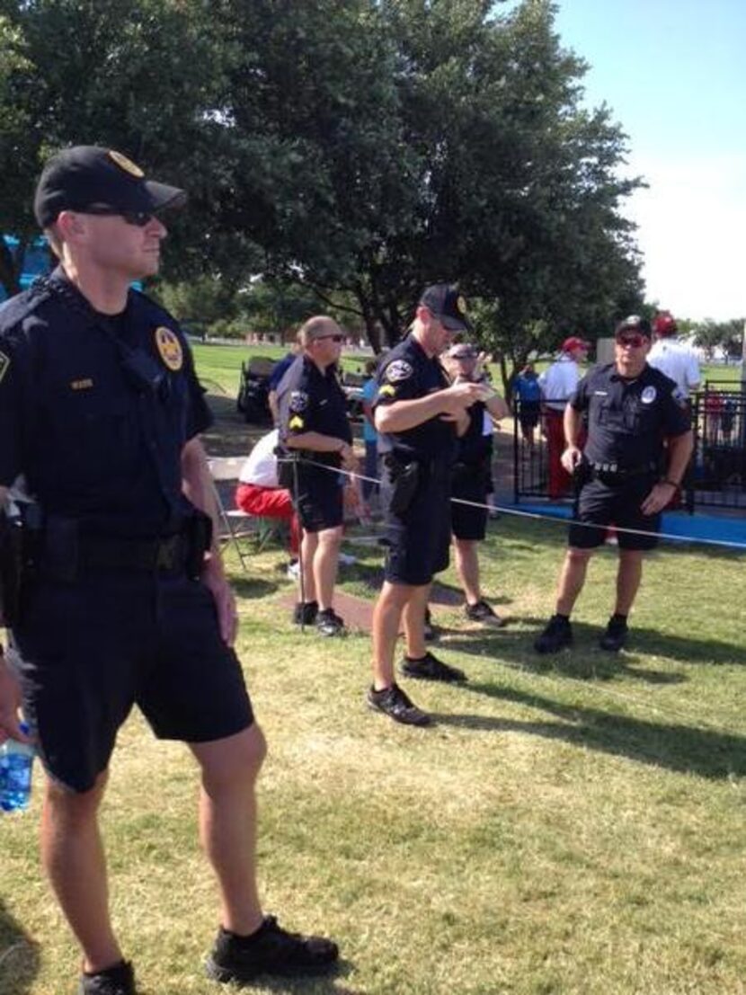 
About 50 Irving police officers provided security at the HP Bryon Nelson Championship at...