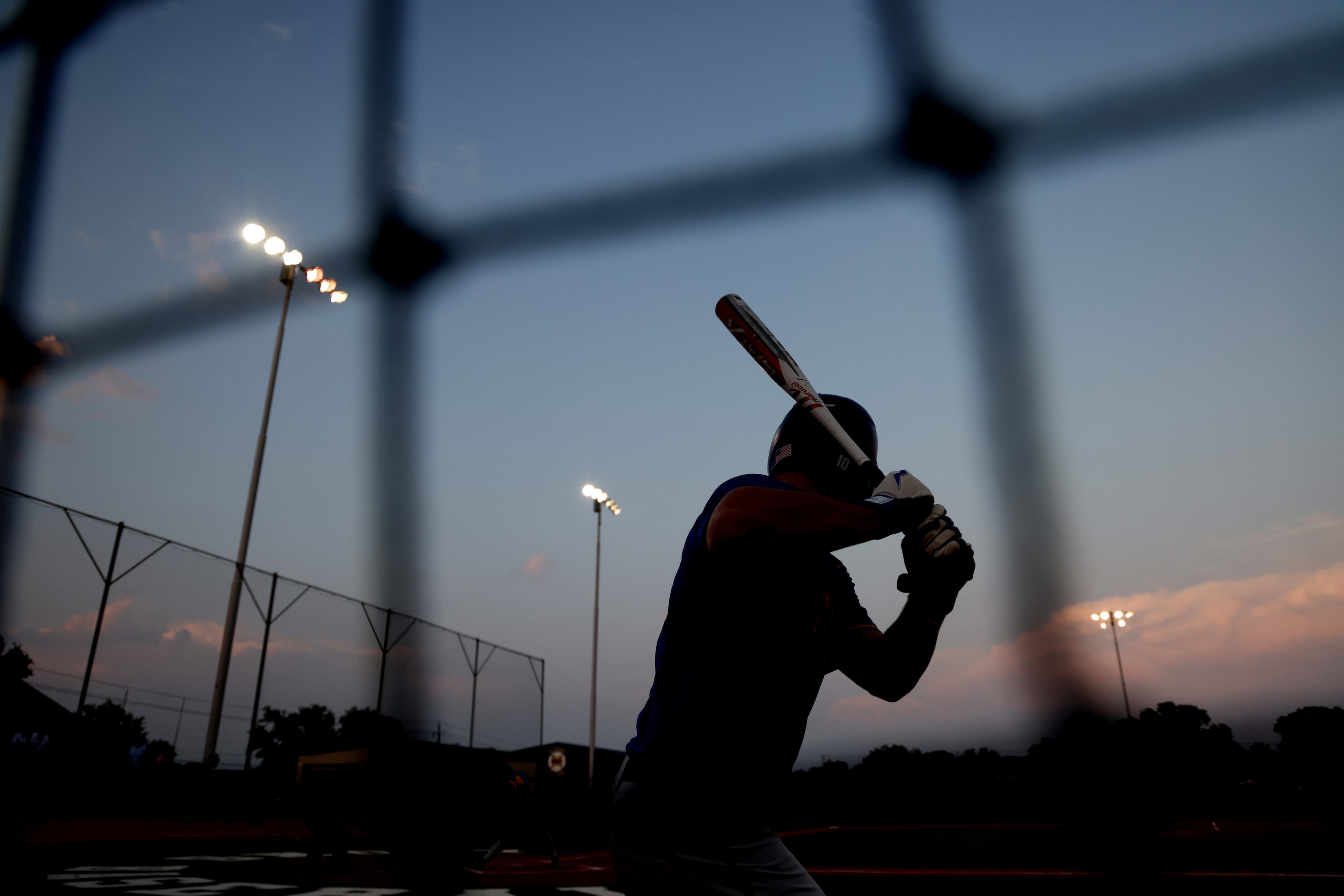 Fresco's Cade Plunkett (10) awaits his turn to bat during the top of the 2nd inning of play...