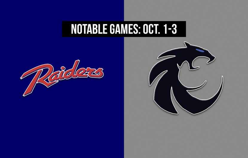 Notable games for the week of Oct. 1-3 of the 2020 season: Denton Ryan vs. Denton Guyer.