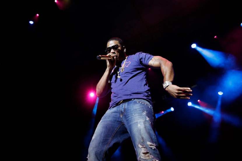 Nelly performed on the Chevy Main Stage during the State Fair of Texas in Fair Park on Oct....