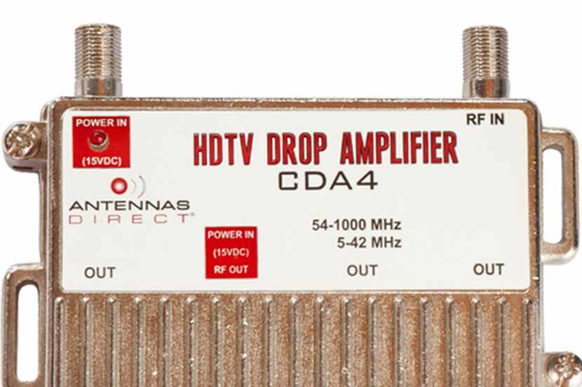A four-output distribution amplifier from Antennas Direct