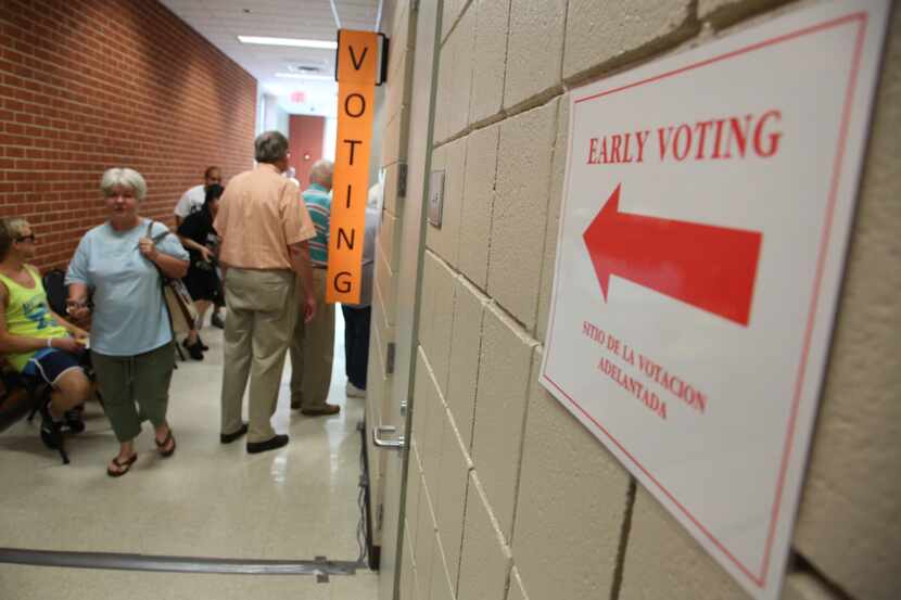 Early voting continues through Friday for the constitutional amendment and joint elections...