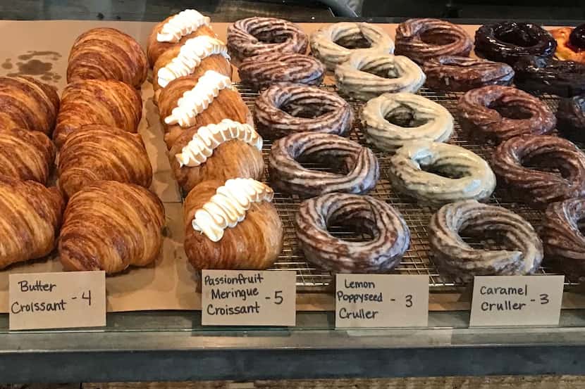 Carte Blanche's crullers, pictured on the right, will be sold at La Rue Doughnuts, a new...