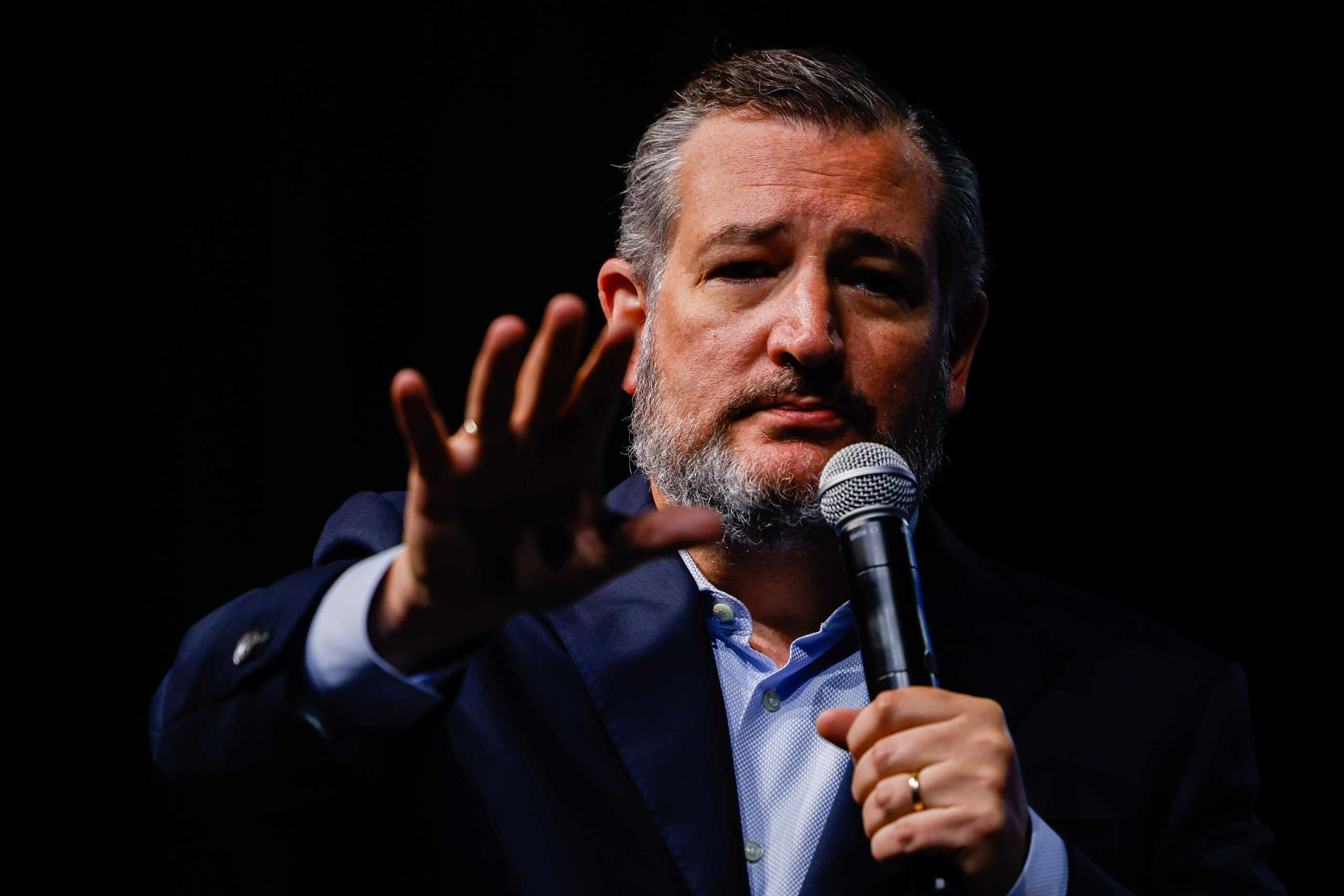 United States senator for Texas Ted Cruz during a general meeting as part of the 2022...