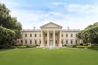 Dubbed 'The White House of Dallas', the mansion at 10777 Strait Lane is back on the market....