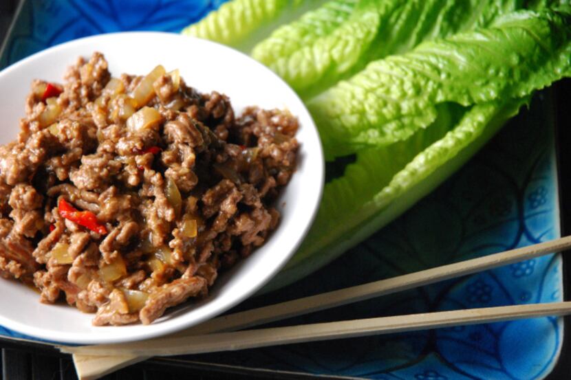 Beefy Asian-Style Lettuce Wraps