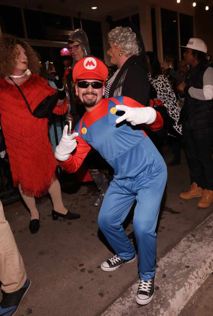 Mario Martinez at the Oak Lawn Halloween Block Party in Dallas