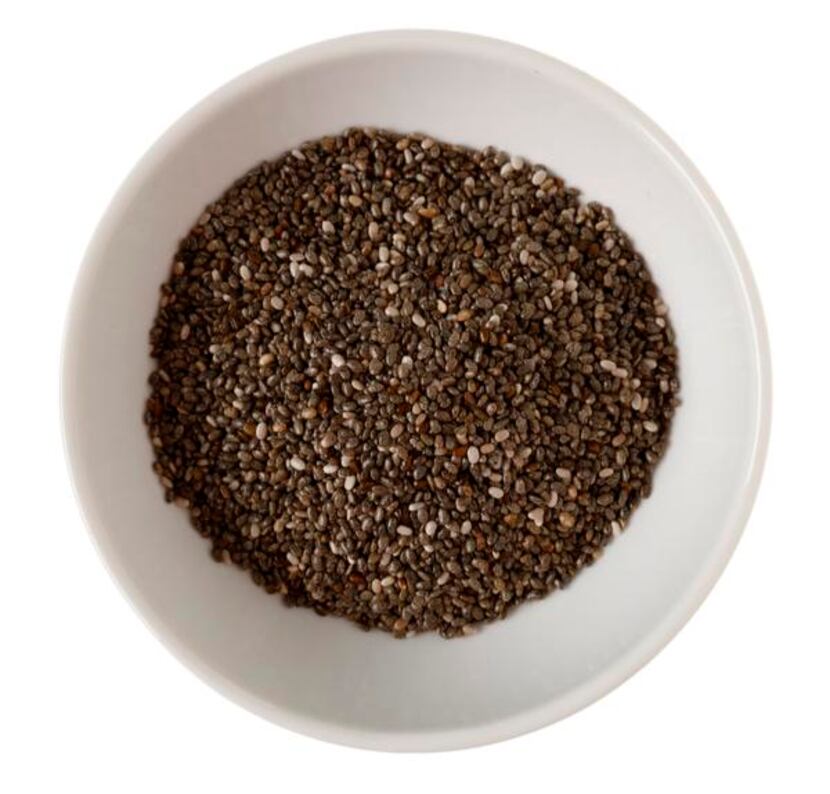 
Chia seeds have a superfood reputation. 
