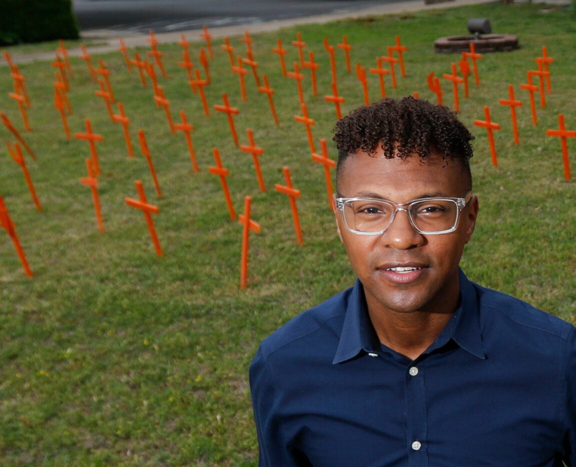 The Rev. Ray Jordan, senior pastor at Central Congregational Church in North Dallas, in...