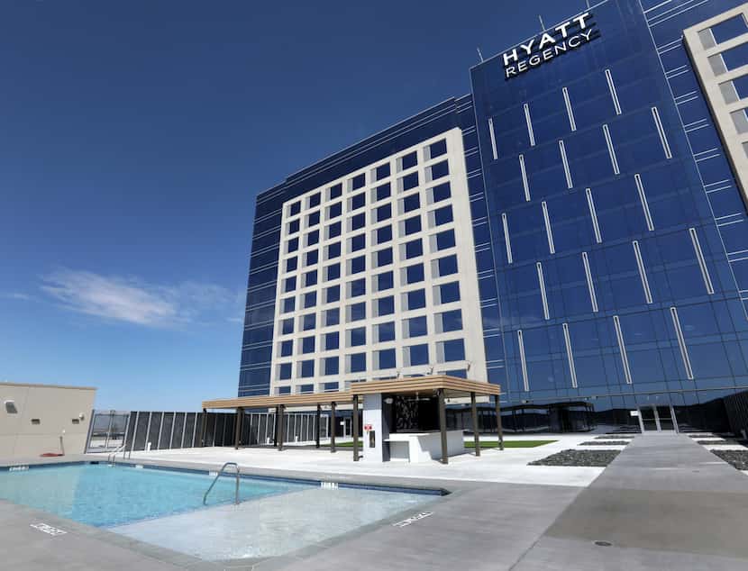The Frisco Hyatt Regency is attached to Stonebriar Centre. The hotel opened in 2020.