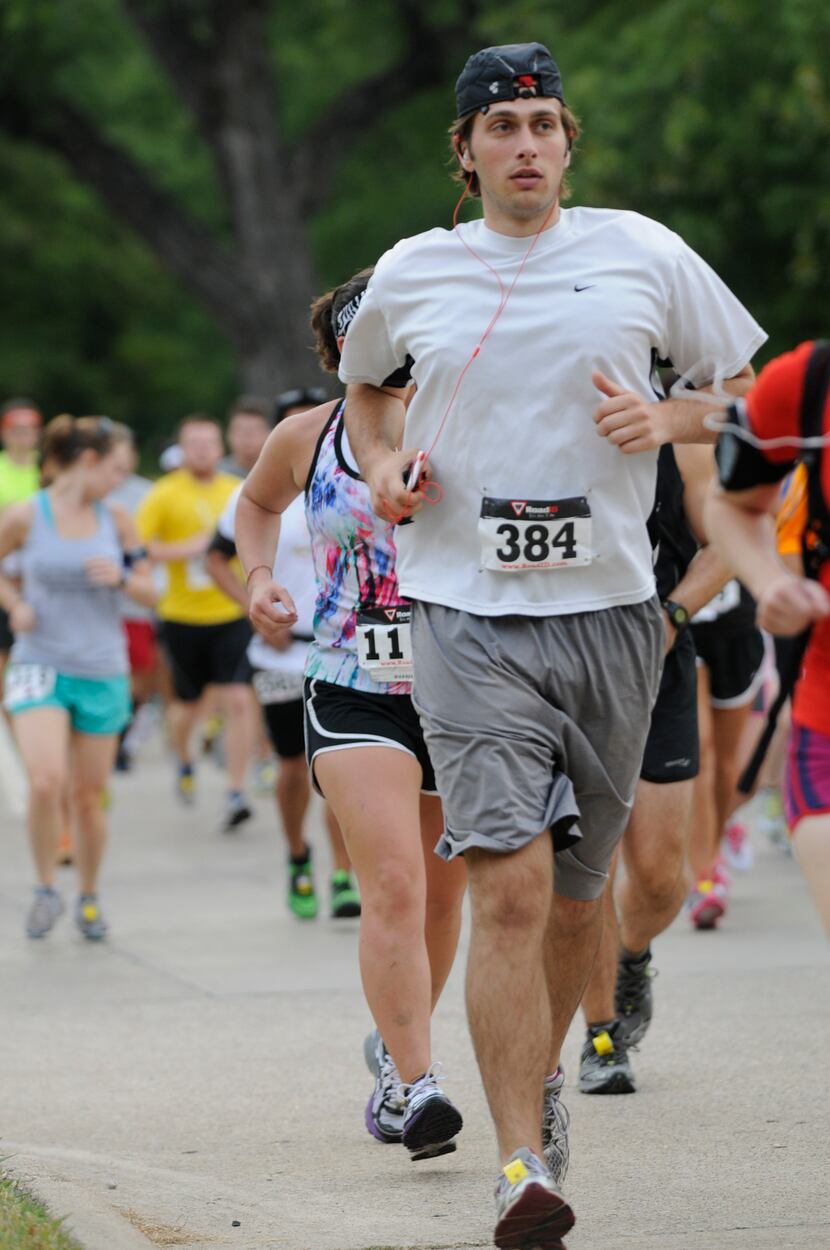Joshua Zorsky begins the Hottest Half at Norbuck Park on Sunday, August 12, 2012   